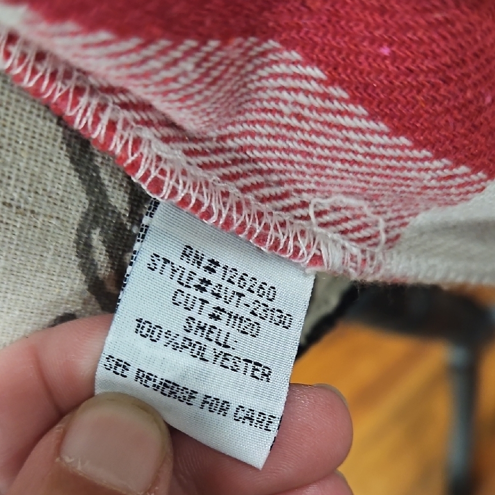 Velvet Heart Pink and White Plaid Utility Jacket Flannel - Picture 8 of 8